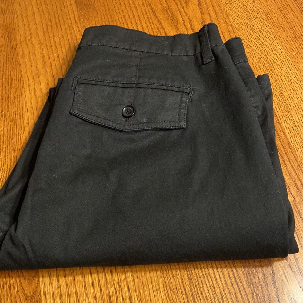 Gloria Vanderbilt black Flare Boot cut leg dress pants size 10 - Picture 2 of 13